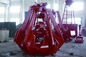 Grippage rouge d'excavatrice de la corde 40t quatre avec le seau 8 m3 pour des minerais/manipulation de minerai fournisseur